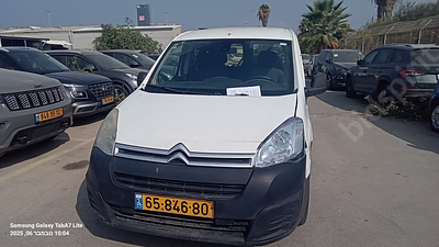 סיטרואן ברלינגו מודל 2017. מפתח: יש.