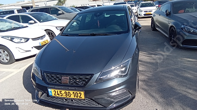 סיאט לאון מודל 2020. בעלות נוכחית: פרטי. מחיר מחירון: ₪103,000
גימור: CUPRA, מפתח: יש.