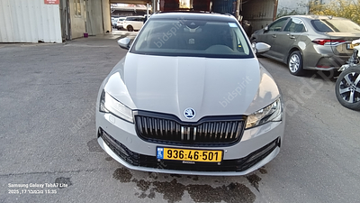 סקודה סופרב מודל 2019. 
גימור: FL, מפתח: יש.