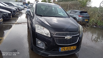 שברולט טראקס מודל 2014. 
גימור: LT, מפתח: יש.