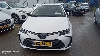 טויוטה קורולה HSD SDN מודל 2020. . מחיר מחירון: ₪103,400
גימור: SUN, מפתח: יש.