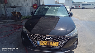 יונדאי אקסנט מודל 2021. . מחיר מחירון: ₪64,800מפתח: יש.