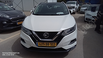 ניסאן קשקאי מודל 2021. . מחיר מחירון: ₪99,960
גימור: ACENTA TOP, מפתח: יש.