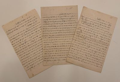 שלושה מכתבי תורה ארוכים תשובה ומעניינים אודות סת"ם ועוד מרבי חנניה יו"ט ליפא דייטש - סעמיהאלי 