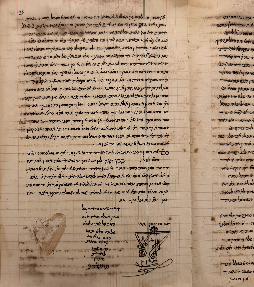 כתב יד מרוקאי חשוב - חידושים על שולחן ערוך יורה דעה - לא נדפס - מראקש תרצ"ו | 1936. 
חידושים 