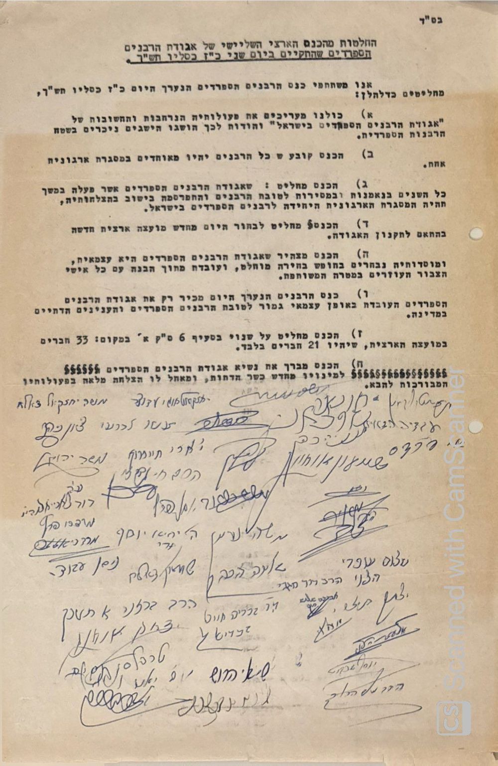 19 מכתבי רבני ארץ ישראל - שנות ה50-60 - עשרות חתימות רבנים. 
5 מכתבים מאת הרב דוד שלוש רבה של 