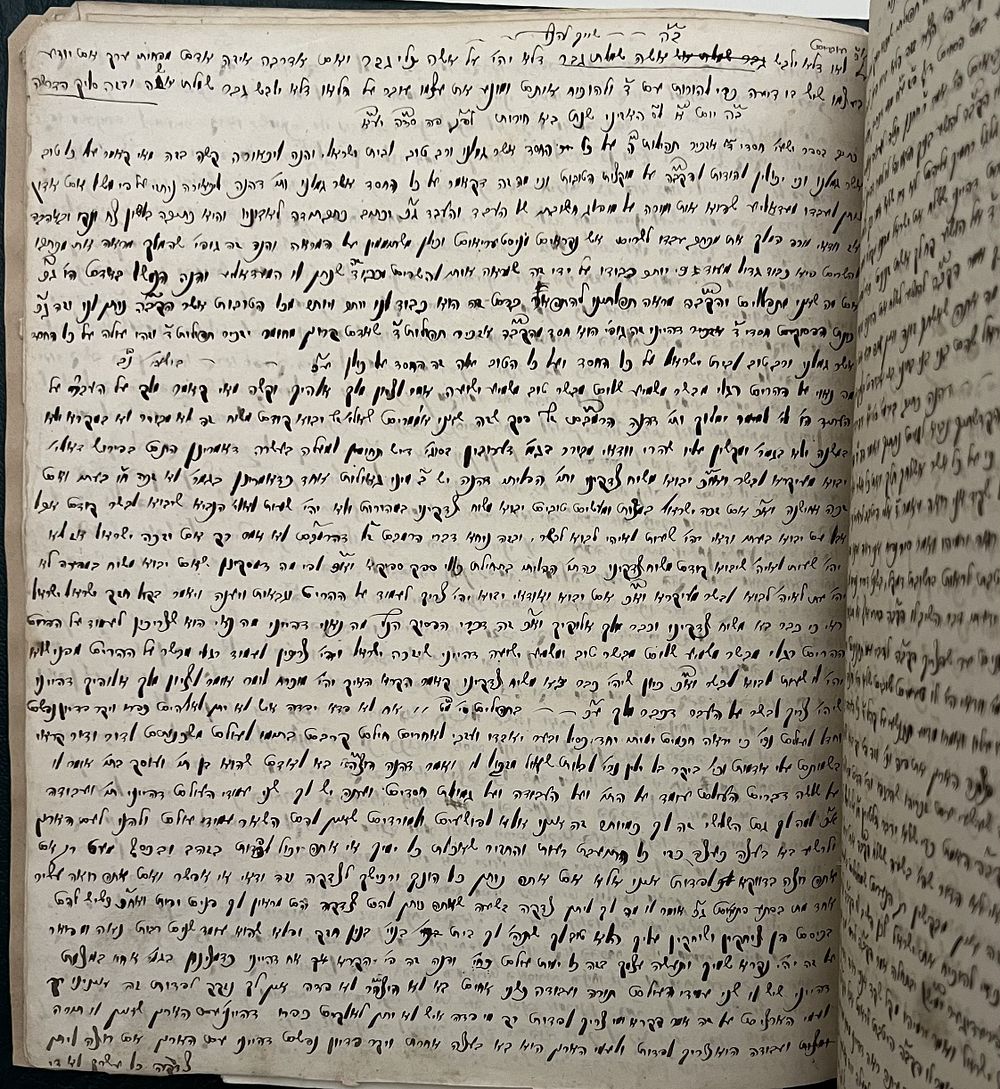 כתב יד חשוב - חידושים מאת מהרי"א אסאד וגדולי הונגריה - סערדעהעל תרכ"ו | 1866 - לא נדפס. 
14 