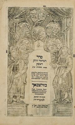 Prayer Books – Sulzbach, 1706 – Large Format. שני כרכים. סדר המחזור כמנהג האשכנזים. זולצבאך 
