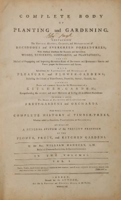 "מדריך לשתילה ולגינון" – תחריטים בוטניים – וויליאם האנברי – לונדון, 1770-1771. A complete body 