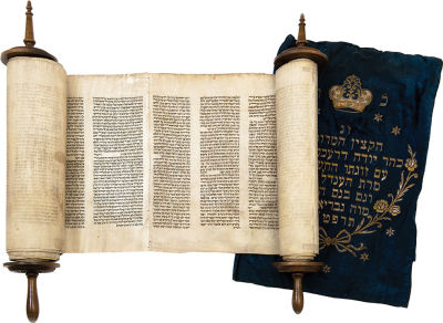 Sefer Torah - Austro-Hungary, Early 19th Century. Torah scroll, Ashkenazi scribal writing. 