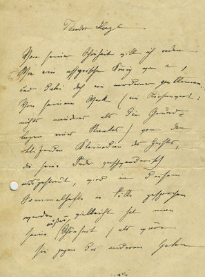 Baroness Bertha von Suttner - Eulogy for Theodor Herzl and a Letter in her Handwriting - 