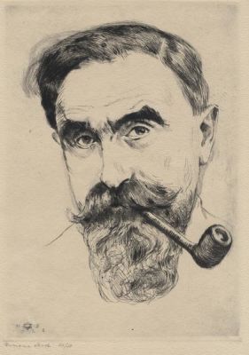 Hermann Struck (1876-1944) / Jacob Steinhardt (1887-1968). 1. Herman Struck – Self-Portrait with 