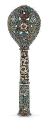 Single Torah Finial – Morocco, 18th Century. Single Torah finial. Morocco, [Tafilalt? 18th 