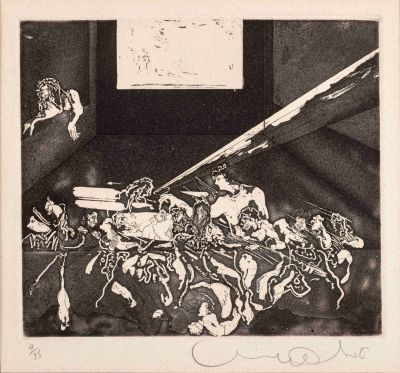 Uri Lifschitz (1936-2011) – Three Etchings. Uri Lifschitz (1936-2011), three etchings. 1. 