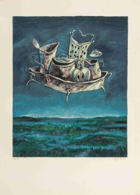 Yosl Bergner (1920-2017), twenty prints. Lithographs and silkscreens. Most are signed in pencil 