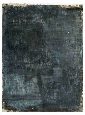 Pesach Slabosky (1947-2019) – Untitled – Mixed Media on Paper. Pesach Slabosky (1947-2019) 
