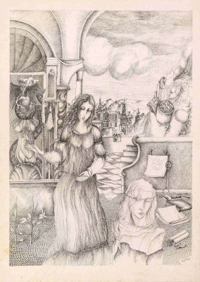 Hanan Milner (b. 1949) – Ten Works. Hanan Milner (b. 1949), ten works. Pencil; pastel; ink on 