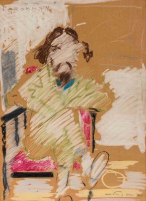 Fima (Efraim Roeytenberg; 1916-2005) – Portrait of Michail Grobman. Fima (Efraim Roeytenberg; 