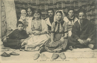 Collection of Postcards – Jews of Morocco. 144 postcards depicting the Jews of Morocco and the 