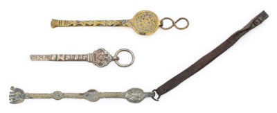 Three Torah Pointers – Morocco – Abukarat and Gabai Families. Three Torah pointers ("qlam 