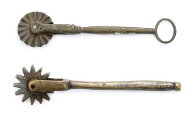 Two Matzah Perforators – Morocco. Two matzah and cookie perforators. Morocco, [early 20th 