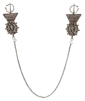 Two Pairs of Fibulae with Chains – Tafilalt Region / Nador – Morocco. Two pairs of fibulae with 