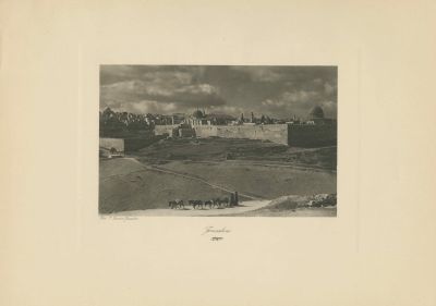 "Jerusalem" – Thirteen Photographs – Yaacov Ben Dov – Jerusalem, 1920s. Jerusalem, a portfolio 