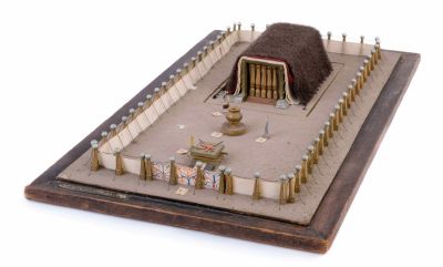 The Tabernacle and Courtyard – Miniature Model – The Netherlands, First Half of the 20th Century. 