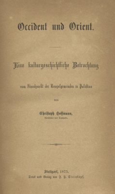 Eight German Reference and Research Books – Geography and History of Palestine – Germany, 19th- 