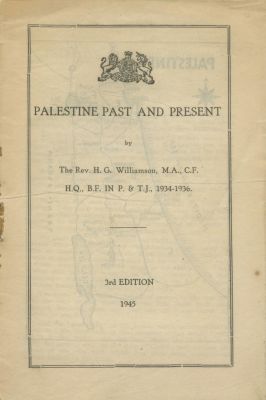 Three Booklets Concerned with Jewish-Arab Relations in Mandatory Palestine – 1930s and 1940s. Thr 