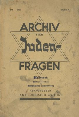 Archiv f&uuml;r Judenfragen – Anti-Semitic Journal – Berlin, 1943. Archiv f&uuml;r Judenfragen – Schriften 