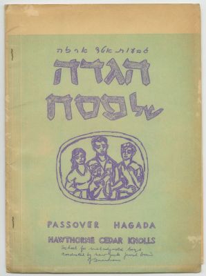 Four Non-Traditional Haggadot for the Passover Seder and "Third Seder" – USA and England, 1960s 