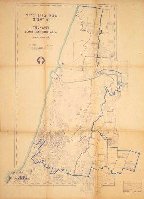 Four Urban Development Plans – Tel Aviv Engineering Department – 1940s. The description and 