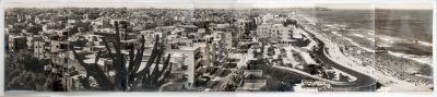 Photographic Panorama of Tel Aviv – Itzhak Kalter. The description and condition report appear 