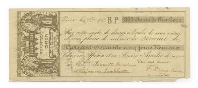 "Shanah Tovah" Greeting Card – "Bank of good wishes and happiness of unlimited capital" – Paris 