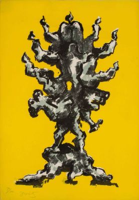 Jacques Lipchitz (1891-1973) – Four Color Lithographs, Signed – 1907s. The description and 