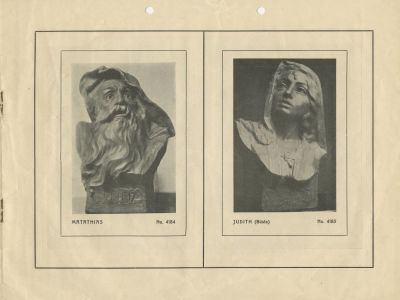 Illustrated Catalogue of Works by Boris Schatz – Berlin: J&uuml;discher Verlag, 1905. The description 
