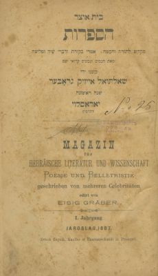 Collection of Books and Journals – Jewis Philosophy / Jewish Studies / Haskalah / Bibliography 