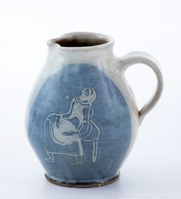 Jug with Handle – "Kad VaSefel" Workshop. The description and condition report appear below in 