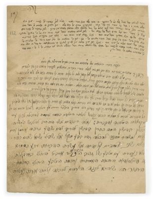 Collection of Handwritten Leaves – Prayers, Piyyutim and Sayings. The description and condition 