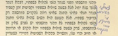 Kehillot Yaakov – Emendations Handwritten by the Author, the Steipler. The description and 