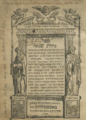 Nachalat Shivah – First Edition – Amsterdam, 1667 – Signature of Rabbi Meir Katz, Nephew of the 