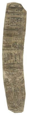 Three Amulets – For Protecting and Healing Children – Manuscript on Parchment and Paper. The 