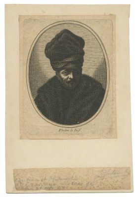 Philo of Alexandria – Engraving After Rembrandt – France, 17th Century. The description and 