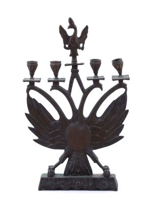 Shabbat Lamp – The Polish Eagle – Poland, Late 19th Century or 20th Century. The description and 