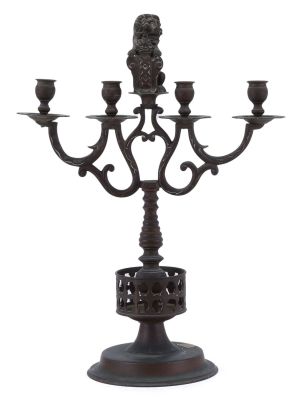 Four-Light Candelabrum – Amsterdam, Early 20th Century. The description and condition report 