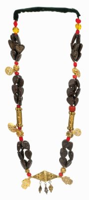 Necklace ("Sekhab") with Beads made of Spices – Tunisia – To Protect a Women after her Wedding. S 