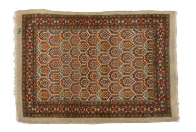 Two Small Rugs Designed by Jacob Kantorowitz – Made by Marvadei Israel – Tel Aviv, 1950s or 1960s. 
