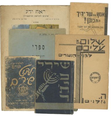 Collection of Books, Booklets and Periodicals Printed for "She'erit Hapletah" – Germany and 
