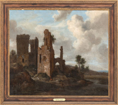 Attributed to Jacob Isaackszoon van Ruisdael (1628/29-1682) – Ruins of Brederode Castle in the 